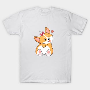 Lady Corgi T-Shirt